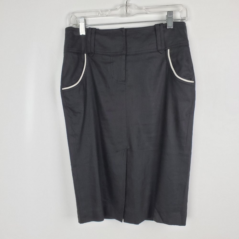 Bebe Linen Fully Lined Pencil Skirt NWOT Sz 8
